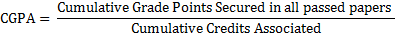 SGPA Formula